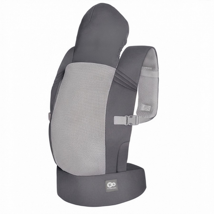 Kinderkraft Μάρσιπος Εργονομικός Carrybee Grey (KNCABE00GRY0000)