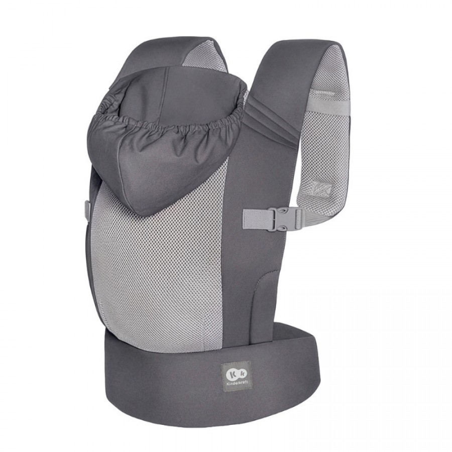Kinderkraft Μάρσιπος Εργονομικός Carrybee Grey (KNCABE00GRY0000)