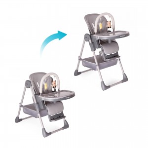 Kidnort Καρέκλα Φαγητού Jordgubbe Grey (KNKRZ000003) Kidnort Καρέκλα Φαγητού Jordgubbe Grey (KNKRZ000003)
