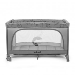 Kidnort Παρκοκρέβατο Ihalig Light Grey (KNLOZ000003)  Kidnort Παρκοκρέβατο Ihalig Light Grey (KNLOZ000003)