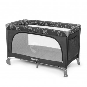 Kidnort Παρκοκρέβατο Ihalig Dark Grey (KNLOZ000004)  Kidnort Παρκοκρέβατο Ihalig Dark Grey (KNLOZ000004)