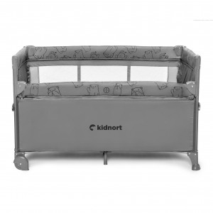 Kidnort Παρκοκρέβατο Naste Light Grey (KNLOZ000007)  Kidnort Παρκοκρέβατο Naste Light Grey (KNLOZ000007)