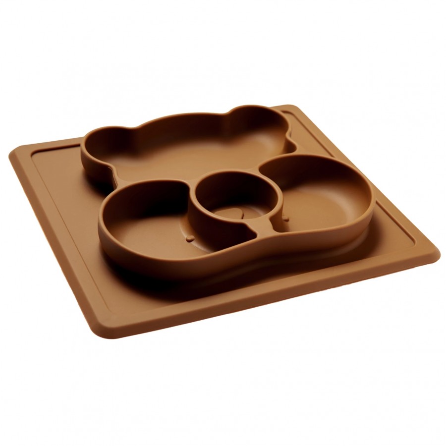 Kidnort Δίσκος Σιλικόνης με χωρίσματα Retter Brown (KNSIL000001)