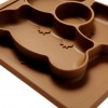 Kidnort Δίσκος Σιλικόνης με χωρίσματα Retter Brown (KNSIL000001)