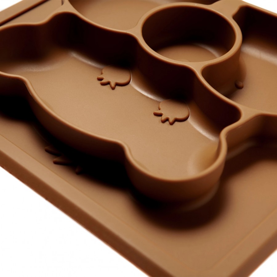Kidnort Δίσκος Σιλικόνης με χωρίσματα Retter Brown (KNSIL000001)
