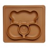Kidnort Δίσκος Σιλικόνης με χωρίσματα Retter Brown (KNSIL000001)