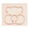 Kidnort Δίσκος Σιλικόνης με χωρίσματα Retter Beige (KNSIL000002)