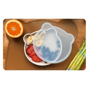 Kidnort Πιάτο Σιλικόνης Bear Retter Mjolk Brown (KNSIL000005) Kidnort Πιάτο Σιλικόνης Bear Retter Mjolk Brown (KNSIL000005)