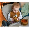 Kidnort Ποτήρι Σιλικόνης Retter με Καλαμάκι 200ml Brown (KNSIL000007)