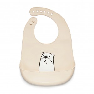 Kidnort  Σαλιάρα Σιλικόνης Retter Mjolk Beige (KNSIL000010) Kidnort  Σαλιάρα Σιλικόνης Retter Mjolk Beige (KNSIL000010)