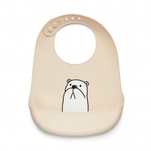 Kidnort  Σαλιάρα Σιλικόνης Retter Mjolk Beige (KNSIL000010) Kidnort  Σαλιάρα Σιλικόνης Retter Mjolk Beige (KNSIL000010)