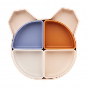 Kidnort Πιάτο σιλικόνης Retter Beige με 4 αποσπόμενα μπολάκια 4in1 (KNSIL000019) Kidnort Πιάτο σιλικόνης Retter Beige με 4 αποσπόμενα μπολάκια 4in1 (KNSIL000019)