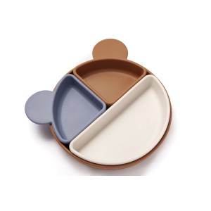 Kidnort Πιάτο σιλικόνης Retter Brown με αποσπόμενα μπολάκια 3in1 (KNSIL000021) Kidnort Πιάτο σιλικόνης Retter Brown με αποσπόμενα μπολάκια 3in1 (KNSIL000021)