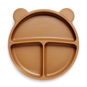 Kidnort Πιάτο Σιλικόνης με Χωρίσματα Bear Retter Mjolk Brown (KNSIL000023) Kidnort Πιάτο Σιλικόνης με Χωρίσματα Bear Retter Mjolk Brown (KNSIL000023)