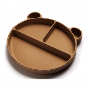 Kidnort Σιλικονούχο πιατάκι με 3 χωρίσματα Retter Mjölk Brown (KNSIL000027) Kidnort Σιλικονούχο πιατάκι με 3 χωρίσματα Retter Mjölk Brown (KNSIL000027)