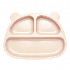 Kidnort Πιάτο Σιλικόνης με Χωρίσματα Bear Retter Mjolk Beige (KNSIL000032) Kidnort Πιάτο Σιλικόνης με Χωρίσματα Bear Retter Mjolk Beige (KNSIL000032)