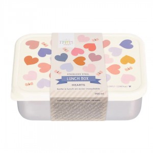 A little lovely company: Δοχείο φαγητού από ανοξείδωτο ατσάλι 900ml-Hearts (LBSSHE57) A little lovely company: Δοχείο φαγητού από ανοξείδωτο ατσάλι 900ml-Hearts (LBSSHE57)