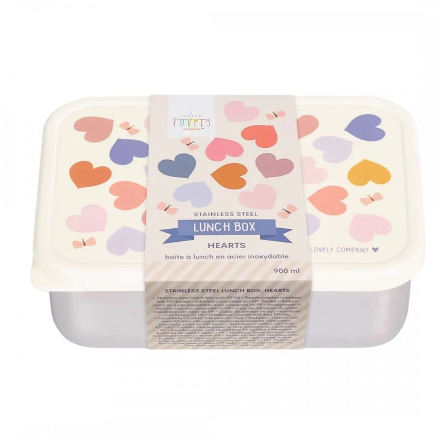 A little lovely company: Δοχείο φαγητού από ανοξείδωτο ατσάλι 900ml-Hearts (LBSSHE57) A little lovely company: Δοχείο φαγητού από ανοξείδωτο ατσάλι 900ml-Hearts (LBSSHE57)