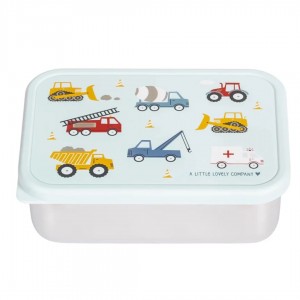A little lovely company: Δοχείο φαγητού από ανοξείδωτο ατσάλι 900ml- Vehicles (LBSSVE55)