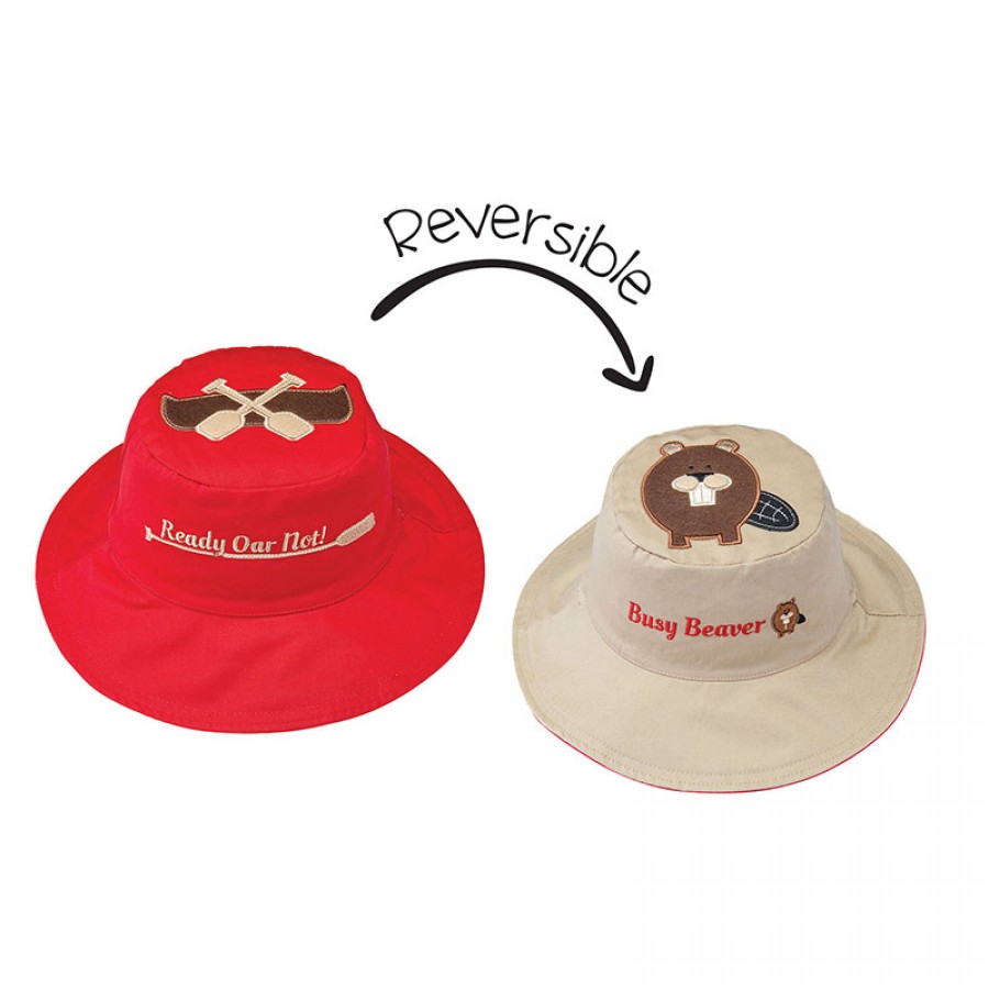 Flapjackkids Καπέλο Διπλής Όψης UPF 50+ Canoe -  Beaver (LUV0156)