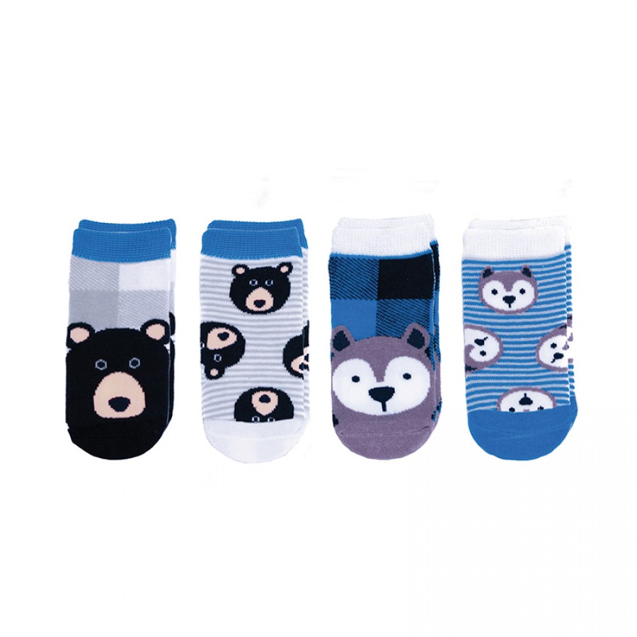 FlapJackKids Mix and Match Καλτσάκια (0-12) μηνών – Wolf/Bear ( LUV0813S) FlapJackKids Mix and Match Καλτσάκια (0-12) μηνών – Wolf/Bear ( LUV0813S)