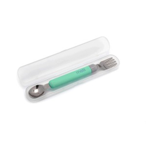 Melii – Spork On the Go (σε θήκη) Μέντα/Γκρι (MEL11250)