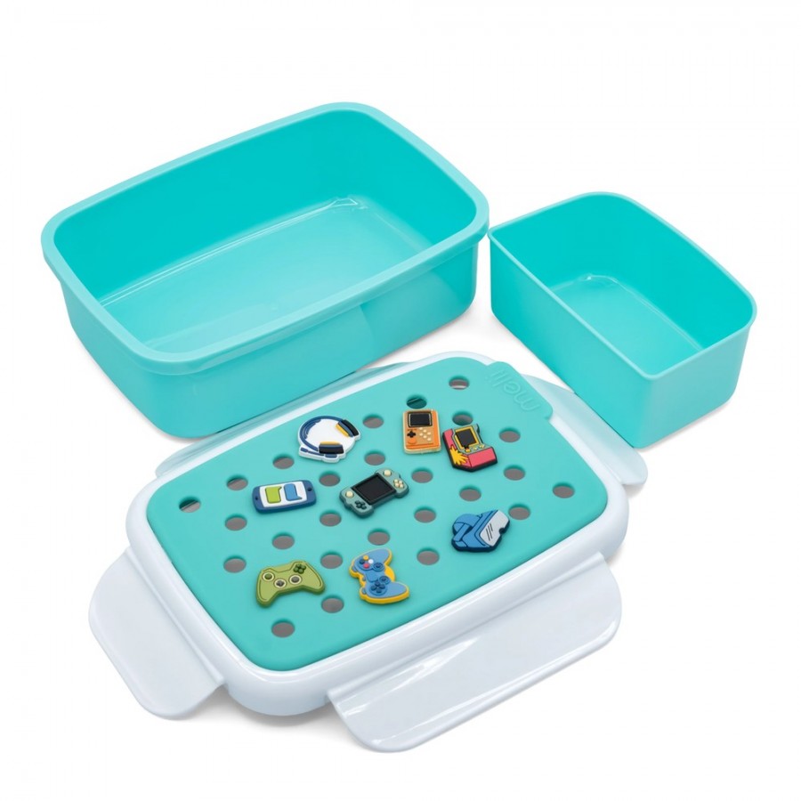Melii – Bento Φαγητοδοχείο με Charms Μπλε (MEL27600)