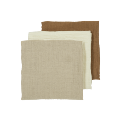 Meyco Σετ 100% Βαμβακερές Μουσελίνες 70x70cm 3 τμχ Offwhite/Soft Sand/Taupe (MEY-152.000.CD.04.M3) Meyco Σετ 100% Βαμβακερές Μουσελίνες 70x70cm 3 τμχ Offwhite/Soft Sand/Taupe (MEY-152.000.CD.04.M3)