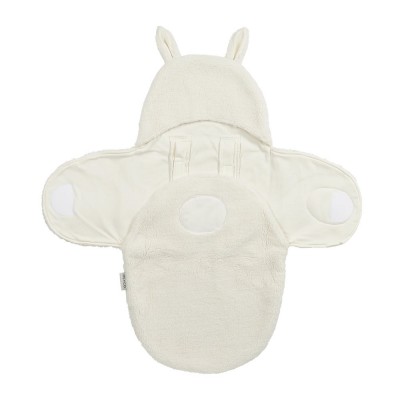 Meyco Wrap Κουβερτούλα Teddy για τη βόλτα Rabbit Natural (MEY-296.241.76.00)