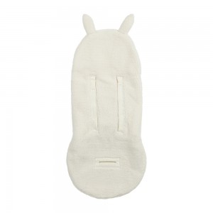 Meyco Wrap Κουβερτούλα Teddy για τη βόλτα Rabbit Natural (MEY-296.241.76.00)