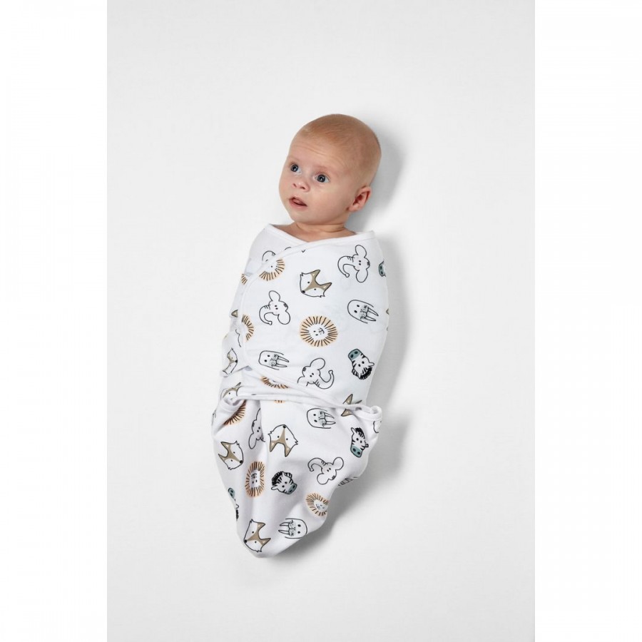 Meyco Πάνες Φασκιώματος 2 Pack Swaddle Animal Multicolour 0-3 μηνών (MEY-310019) Meyco Πάνες Φασκιώματος 2 Pack Swaddle Animal Multicolour 0-3 μηνών (MEY-310019)