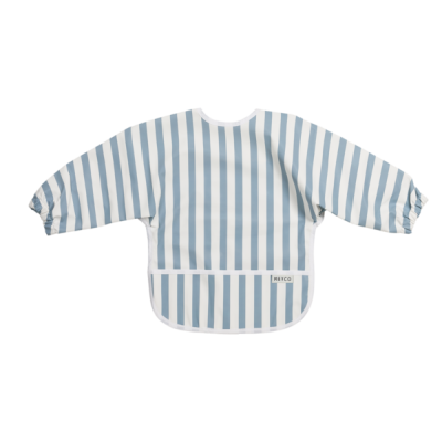 Meyco Σαλιάρα με Μανίκια Fat Stripe Jeans Blue (MEY-242.253.78.00A)
