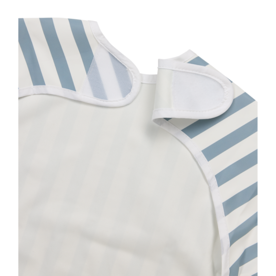 Meyco Σαλιάρα με Μανίκια Fat Stripe Jeans Blue (MEY-242.253.78.00A)