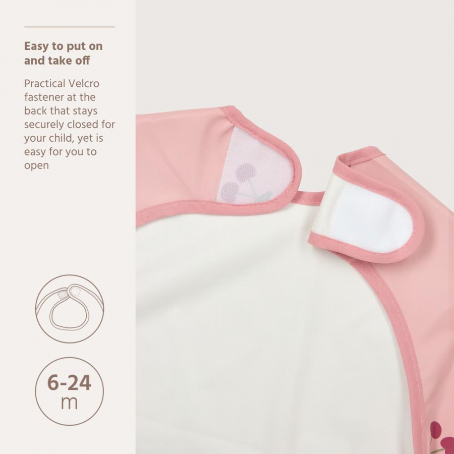 Meyco Σαλιάρα με Μανίκια Cherry Soft Rose (MEY-242.264.73.00A)