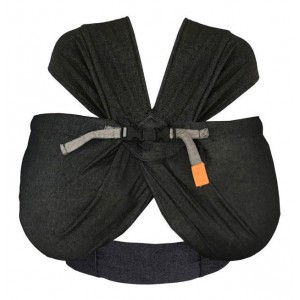 Mini Monkey: Μάρσιπος-Sling Ελαφρύς και αδιάβροχος- Διδύμων- Black (MKY-00000100)