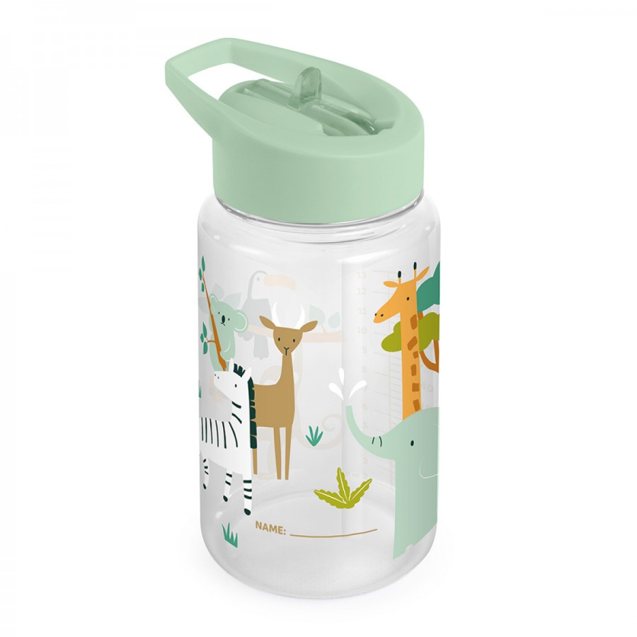 Miniland Tritan Παγούρι 450ml Kiddie Bottle Jungle (ML89622)