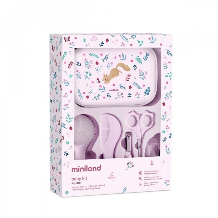 Miniland Σετ Βρεφικής Περιποίησης Bear Pink (ML89745)