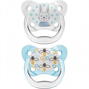 Dr. Brown's PreVent Ορθοδοντική Σιλικόνης 0-6m 2τμχ Μπλε New (PV12402) Dr. Brown's PreVent Ορθοδοντική Σιλικόνης 0-6m 2τμχ Μπλε New (PV12402)