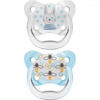 Dr. Brown's PreVent Ορθοδοντική Σιλικόνης 0-6m 2τμχ Μπλε New (PV12402) Dr. Brown's PreVent Ορθοδοντική Σιλικόνης 0-6m 2τμχ Μπλε New (PV12402)