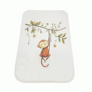 Bunnybebe Σελτές 45×65 με τύπωμα, Monkey (733-MONKEY)
