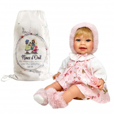 Nines D'Onil: Little Susi Sweet Ξανθιά με πιπίλα - 40 εκ. ( NDO-5180)