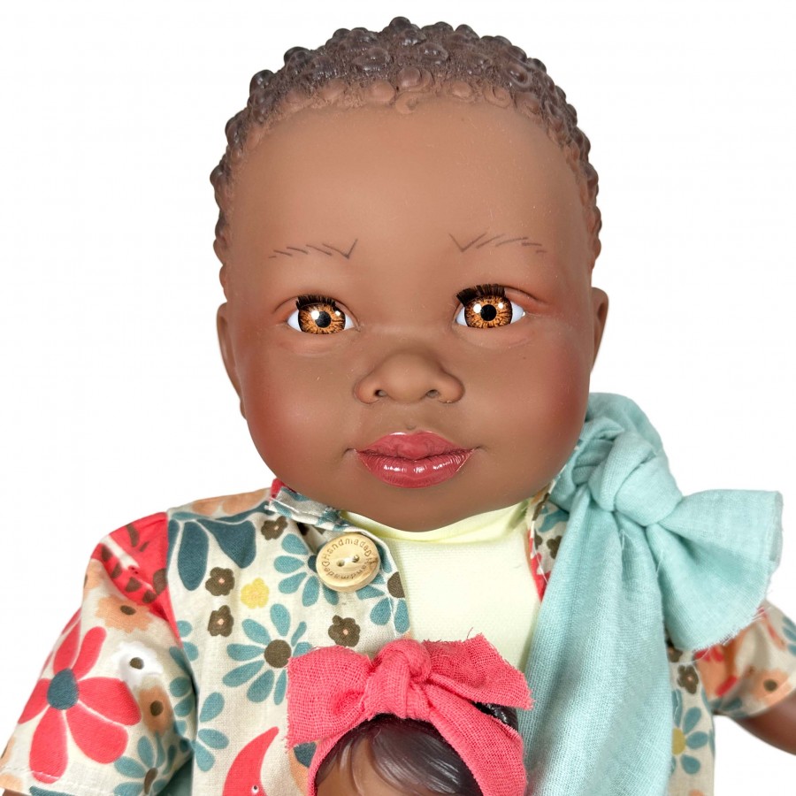 Nines D'Onil: Amir με μωρό και γαλάζιο μάρσιπο-45εκ. (NDO-6410) Nines D'Onil: Amir με μωρό και γαλάζιο μάρσιπο-45εκ. (NDO-6410)