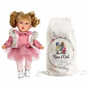 Nines D'Onil: Susette Χειροποίητη Κούκλα με κοτσιδάκια - 45 εκ. (NDO-6530) Nines D'Onil: Susette Χειροποίητη Κούκλα με κοτσιδάκια - 45 εκ. (NDO-6530)
