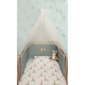 Oliver Baby Σετ Προίκας 3 τεμ Αλεπού Μέντα (OB-423)