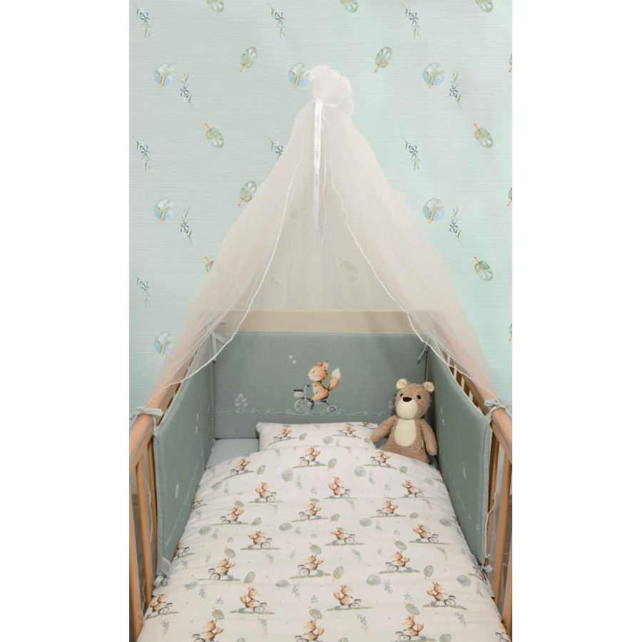 Oliver Baby Σετ Προίκας 3 τεμ Αλεπού Μέντα (OB-423) Oliver Baby Σετ Προίκας 3 τεμ Αλεπού Μέντα (OB-423)