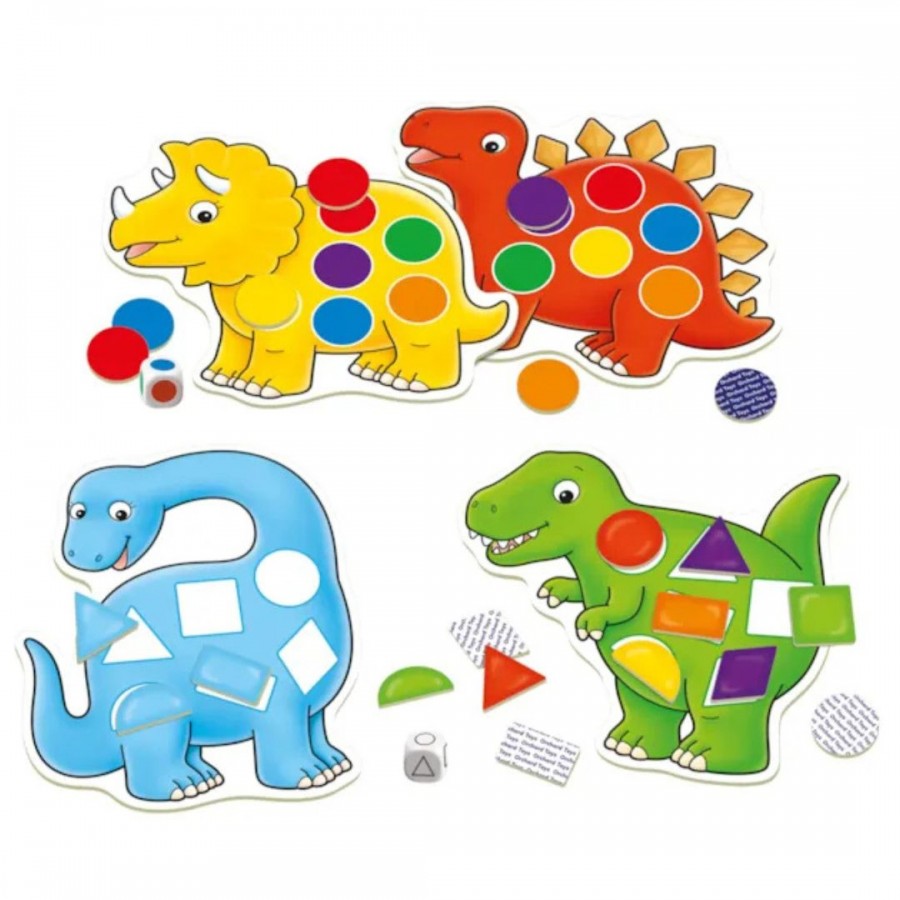 Orchard Toys Εκπαιδευτικό Επιτραπέζιο Παιχνίδι "Δεινόσαυροι με βούλες" Για Παιδιά 3-6 ετών (ORCH062)