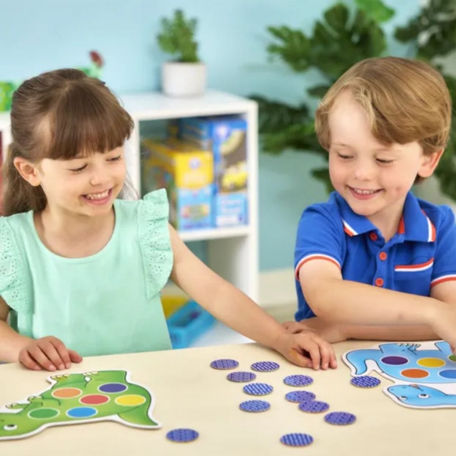 Orchard Toys Εκπαιδευτικό Επιτραπέζιο Παιχνίδι "Δεινόσαυροι με βούλες" Για Παιδιά 3-6 ετών (ORCH062)