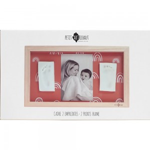 Petit Artichaut Κορνίζα με αποτυπώματα 2 Prints Frame – Rainbow Terracotta (PA1705)  Petit Artichaut Κορνίζα με αποτυπώματα 2 Prints Frame – Rainbow Terracotta (PA1705)