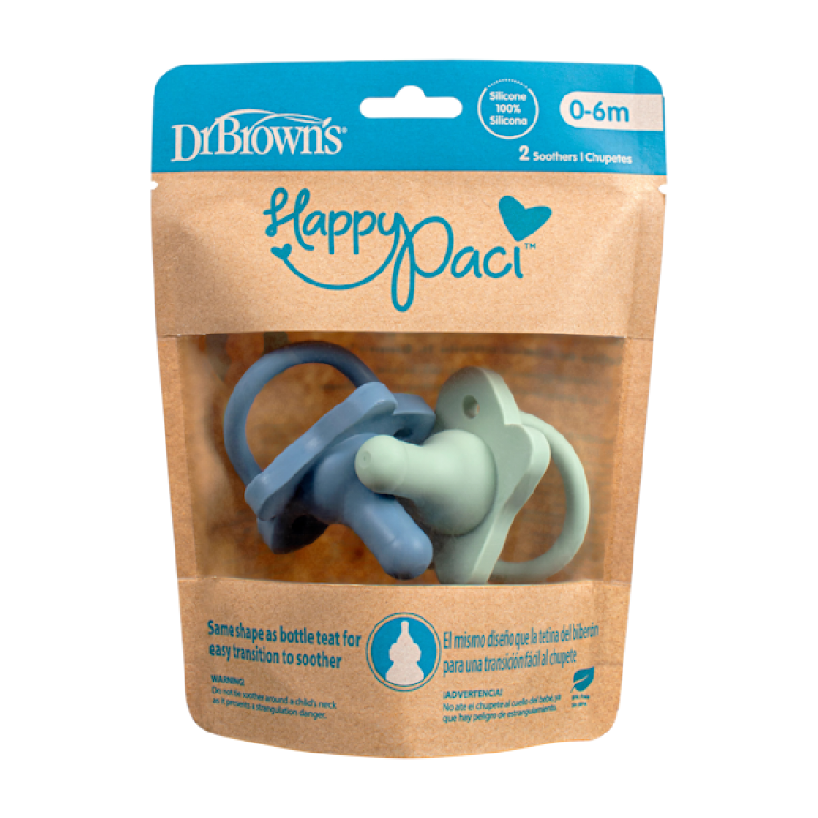 Πιπίλα HappyPaci όλο σιλικόνη σιέλ/πράσινη 2τεμ (PS12008) Πιπίλα HappyPaci όλο σιλικόνη σιέλ/πράσινη 2τεμ (PS12008)