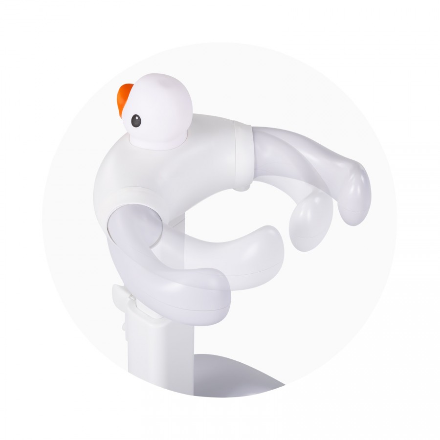 Chipolino Βάση στήριξης ντους "Duck" λευκό-γκρι (PSKDU0251WG)